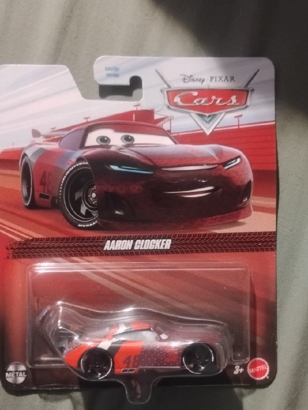 Pixar Cars Aaron Clocker Red and Silver Cars Die-Cast Toy